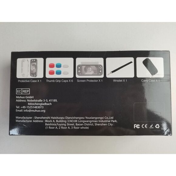 Nintendo Switch Lite Carrying Case - Black - New In Box - Picture 4 of 7